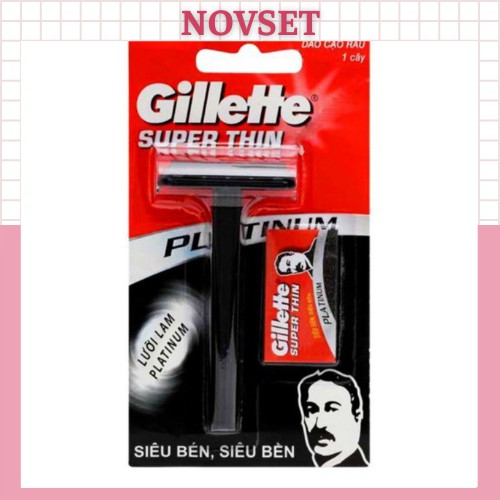 Dao Cạo Dâu Gillette Super Thin + Tặng Kèm Lưỡi Dao Lam [ Giadungphuongnguyen ]