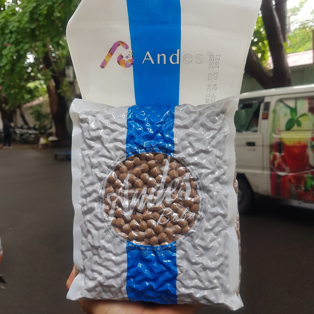 Trân Châu Đài Loan (Sợi, Tròn) Andes Tapioca Gói 3kg