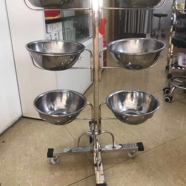 Cây bát nước inox 6 bát to bền, đẹp, chắc chắn