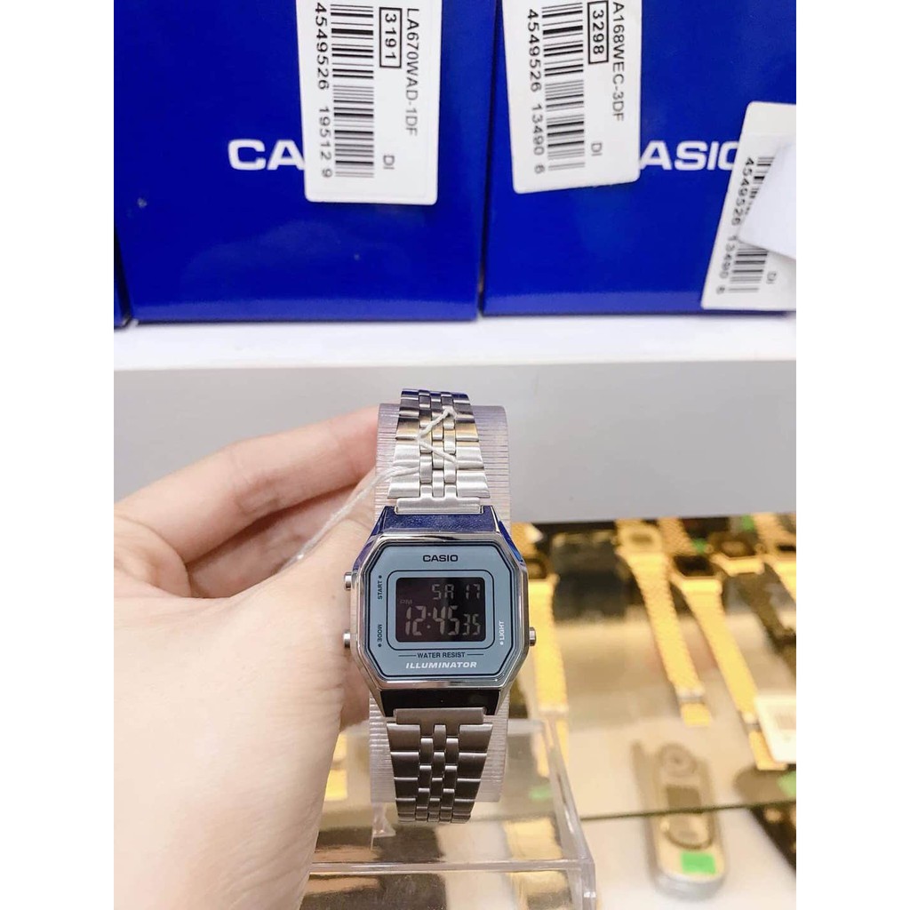 Đồng hồ nữ Casio LA680 WA-1JF  đẹp, phong cách nhẹ nhàng, tinh tế, cá tính -ME_WATCH