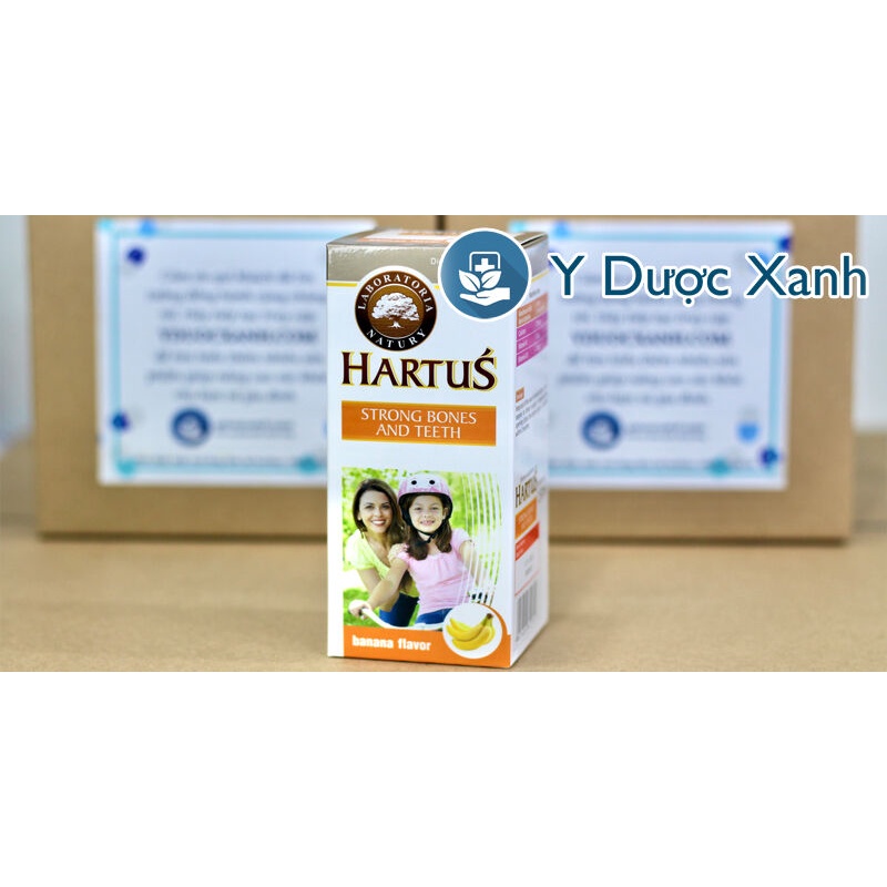 Mua  HARTUS CANXI, STRONG BONES AND TEETH 150ml, Bổ sung Canxi cho bé - Y Dược Xanh