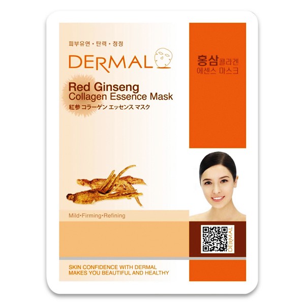 E - Mặt Nạ Dermal Collagen Hồng Sâm