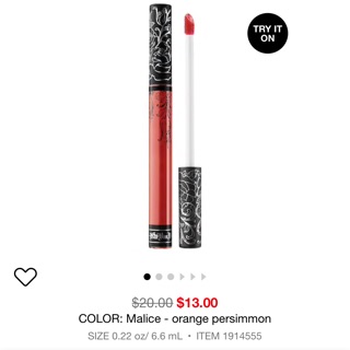 Son KatVon D màu Mailice sale 35% ( Mua tại Sephora )