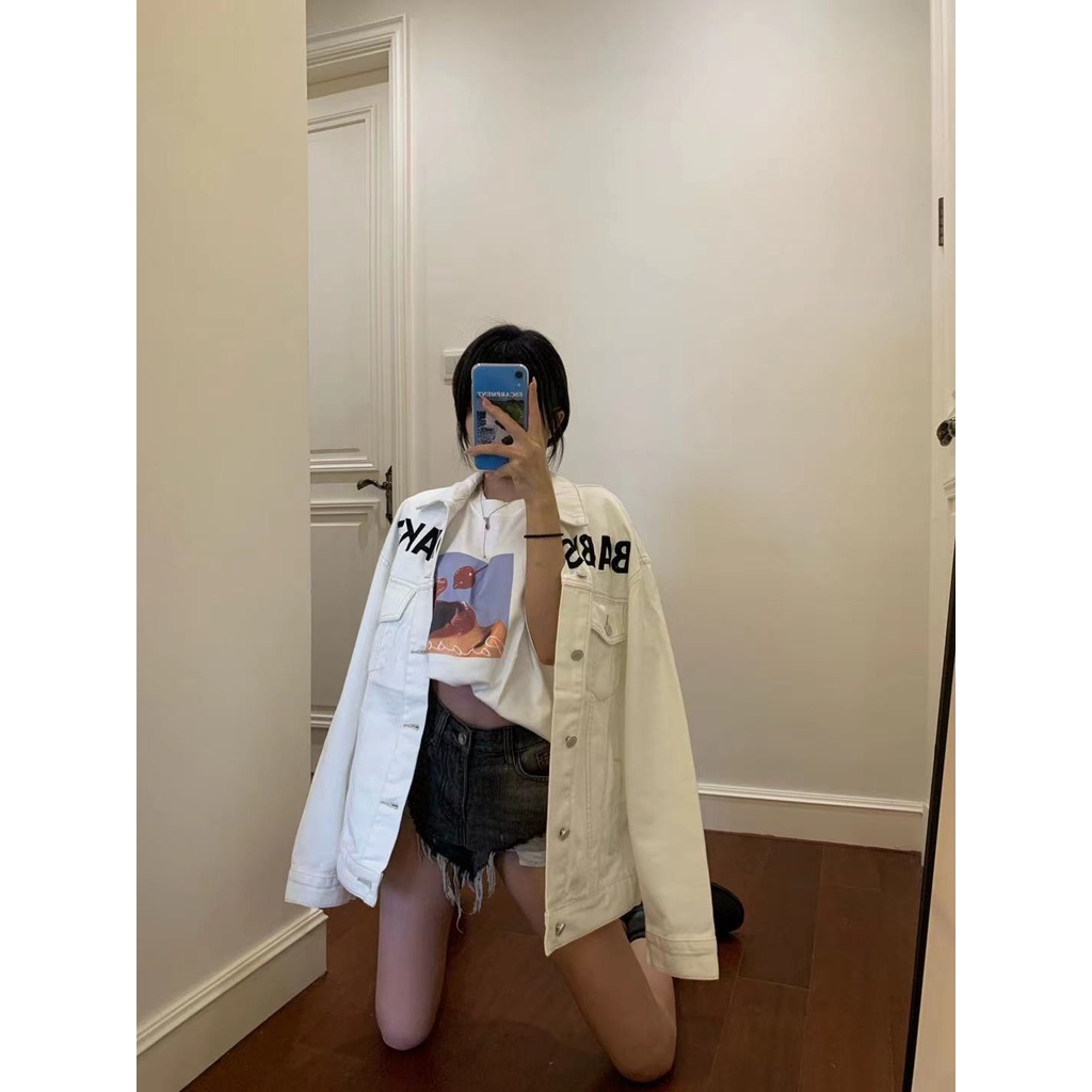 HUANG YOYO Quần Short Jeans Rách Viền Rách Thời Trang Cho Nữ | BigBuy360 - bigbuy360.vn