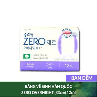 Băng Vệ Sinh Ban Đêm Kleannara Zero Overnight, Hàn Quốc