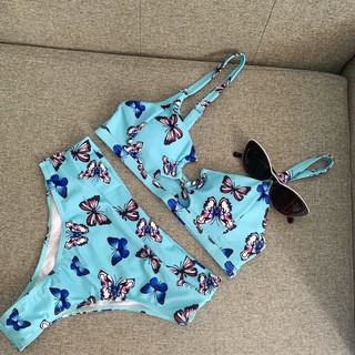 Bikini hai mảnh cạp cao