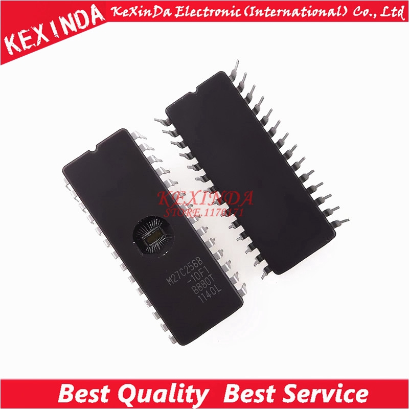 Set 10 linh kiện điện tử cao cấp M27C256B-10F1 M27C256B 27C256 DIP-28 IC