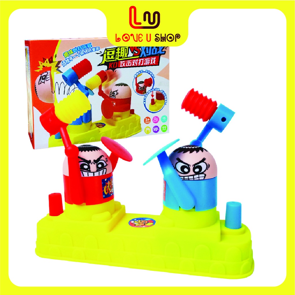 Đồ chơi vui nhộn, trò chơi võ sĩ song đấu.