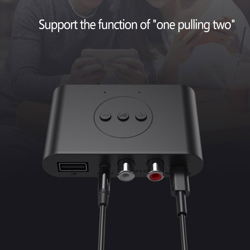 Thiết Bị Nhận Tín Hiệu Âm Thanh Bluetooth Hai Đầu Ra Cho Điện Thoại / Máy Tính / TV