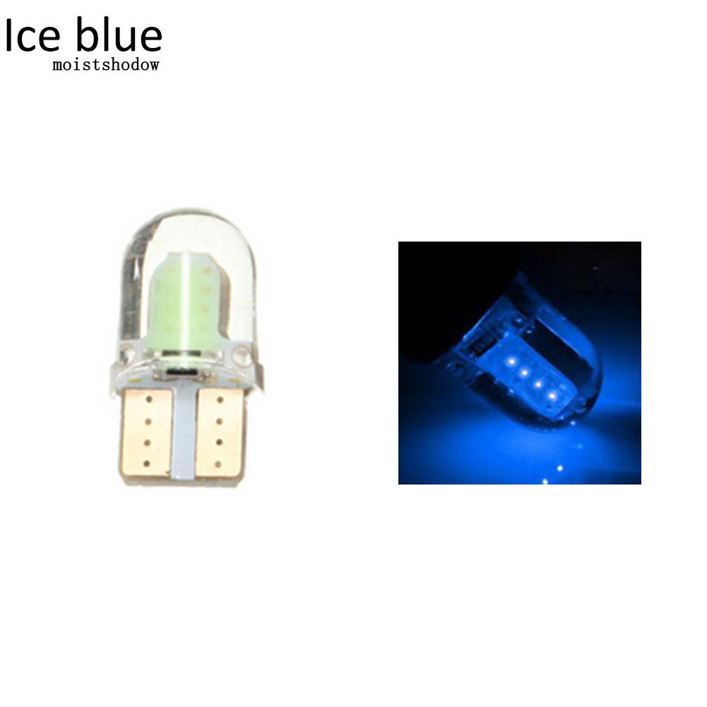 2 bóng đèn LED T10 W5W COB 12V siêu sáng cho xe hơi