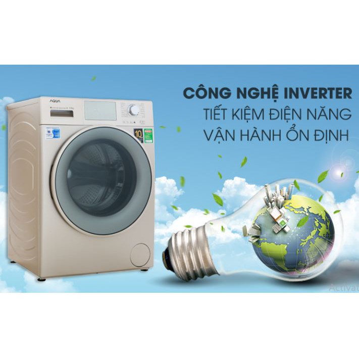 Máy giặt Aqua Inverter 9.5 kg AQD-D950E N