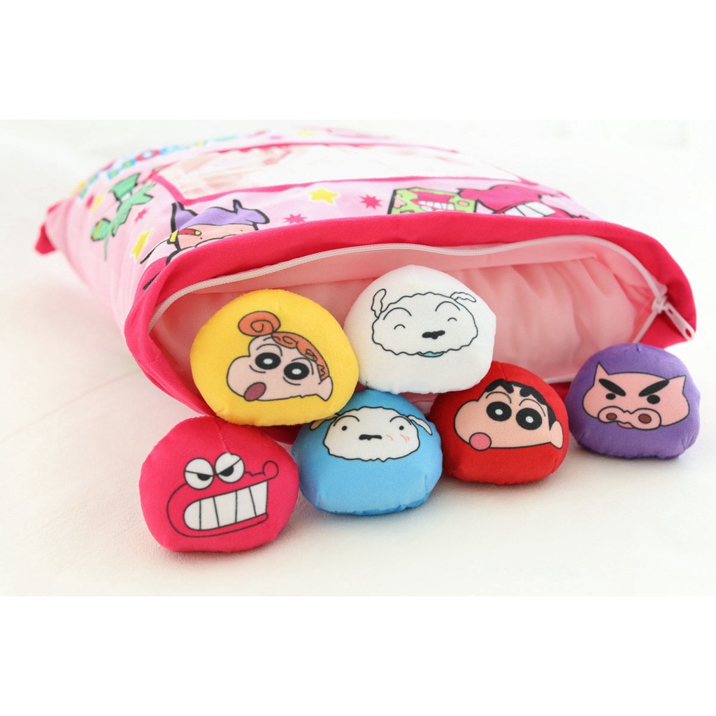 Gối Ôm Nhồi Bông Hình Cậu Bé Bút Chì Shin-Chan Đáng Yêu