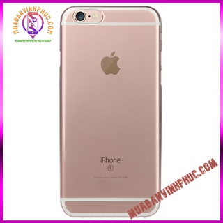 ỐP LƯNG SILICON ĐIỆN THOẠI IPHONE 6 / IPHONE 6S (MÀU TRONG SUỐT-ĐEN) - MBVP.COM