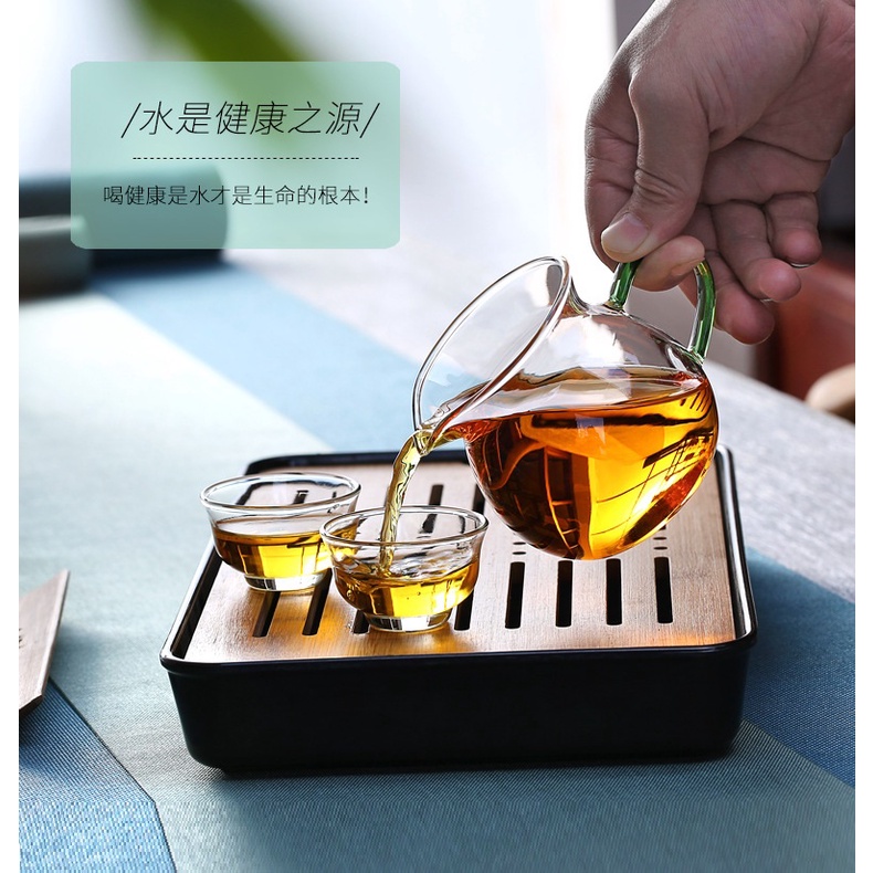 Tống chuyên trà bằng thủy tinh chịu nhiệt Borosilicate cao cấp dung tích 240 ml