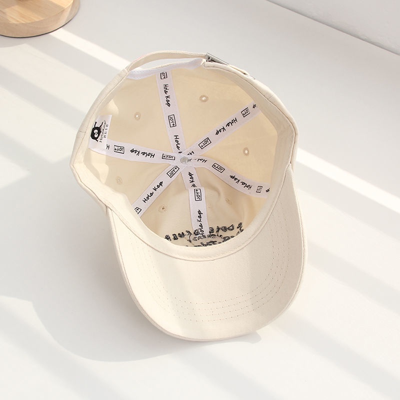 Mũ lưỡi trai thêu chữ đơn giản phong cách Hàn Quốc cho bé