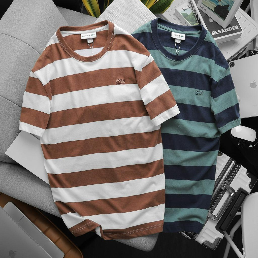 Áo Phông Cộc Tay Kẻ Ngang - 2023AP161 - 2023AP162