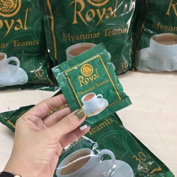 Trà Sữa Myanamar Royal Teamix - TRÀ SỮA XANH HOÀNG GIA - Trà Sữa Pha Sẵn Dành Cho Người Ăn Kiêng