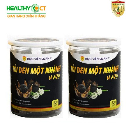 Tỏi Đen Một Nhánh Học Viện Quân Y Hộp 200g