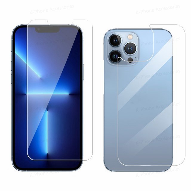 Bộ Kính Cường Lực Trước + Sau 3 Trong 1 Cho Iphone 7 8 plus 14 13 12 11 Pro Max Mini X XS Max