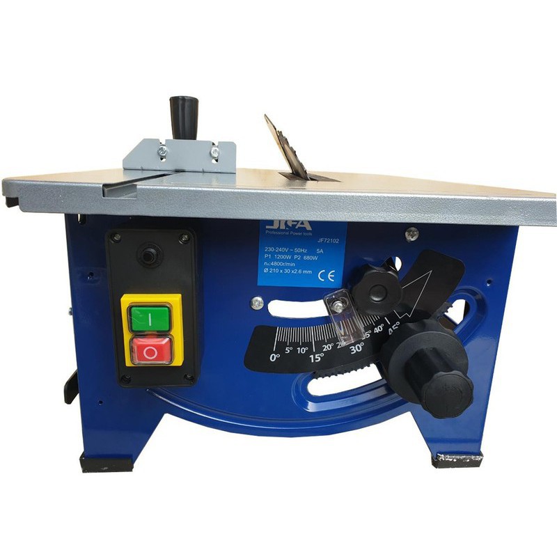 Cưa bàn trượt chính hãng JIFA 1200W điều chỉnh góc nghiêng lưỡi cắt