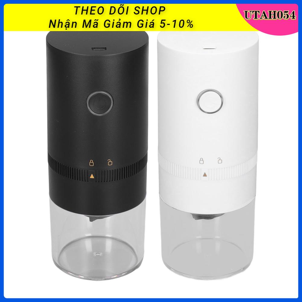 Máy Xay Hạt Cà Phê Không Lõi Bằng Acrylic Trong Suốt Nhỏ Gọn Với Cổng Sạc USB Cho Nhà Bếp