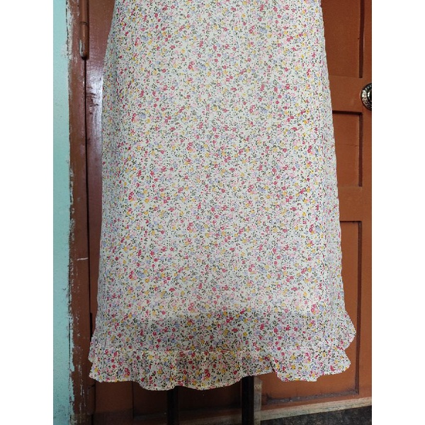 Đầm voan Hàn size M, L nhỏ