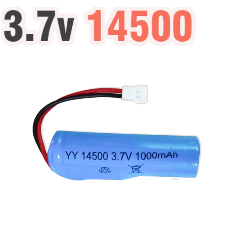 Pin sạc 14500 3.7v dung lượng 1000mah đầu nối XH2.54 dùng cho xe điều khiển từ xa WDL D12 1:16