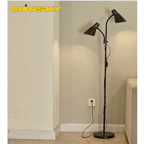 Đèn sàn MONSKY Lester trang trí nội thất DC9011 cao cấp kèm 2 bóng LED