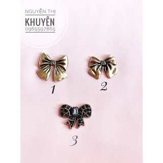 Phụ kiện mạ kim hình nơ