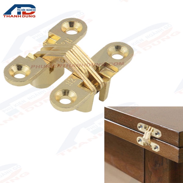 Bản Lề Chữ Thập Zh Màu Vàng