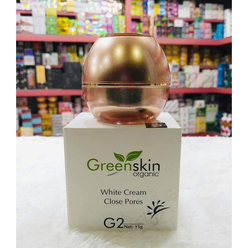 Kem dưỡng Greenskin Organic White Cream 15g