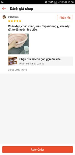 Chậu rửa silicon gấp gọn đủ size