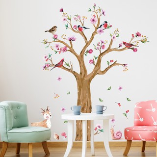 Decal dán tường Cây mùa xuân