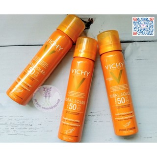 [Nội địa Pháp] Xịt chống nắng Vichy Ideal Soleil SPF 50+ 75ml