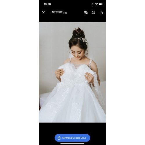 Thanh lý váy cưới khải vinh dòng luxury