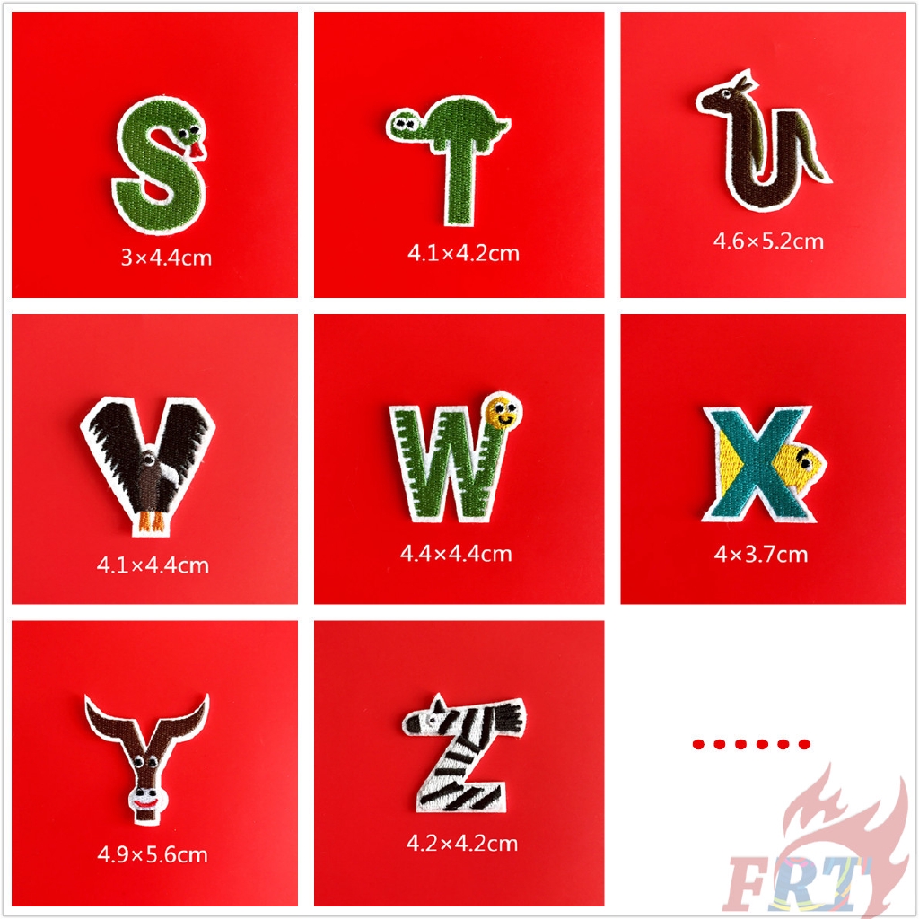 Miếng vá hình động vật hoạt hình anime DIY dạng ủi/ may lên