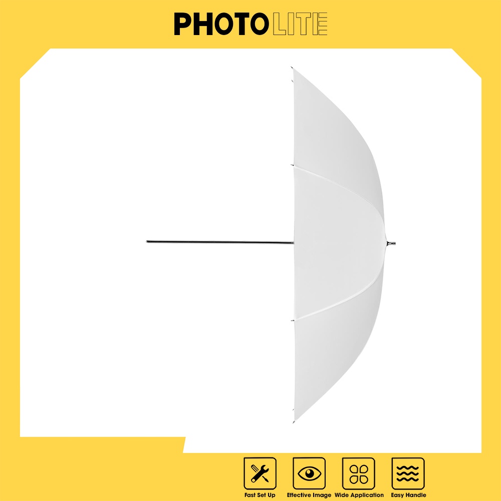 Umbrella ô tản sáng trong 110 cm Photolite PA152 làm mềm ánh sáng chụp ảnh đèn Flash/Led