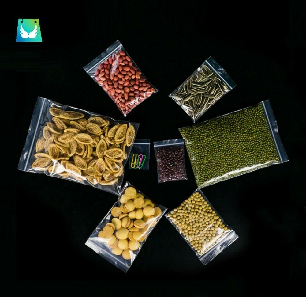 100 túi zip trong suốt đựng trang sức tiện lợi