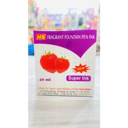 Mực viết máy dâu thơm
