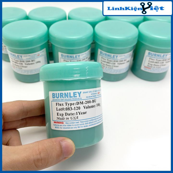 Mỡ hàn BURLEY 100g sửa chữa, hàn linh kiện điện tử, hàn linh kiện dán