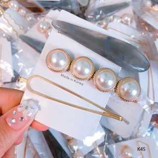 Set 3 kẹp tóc Hàn Quốc sang chảnh K45
