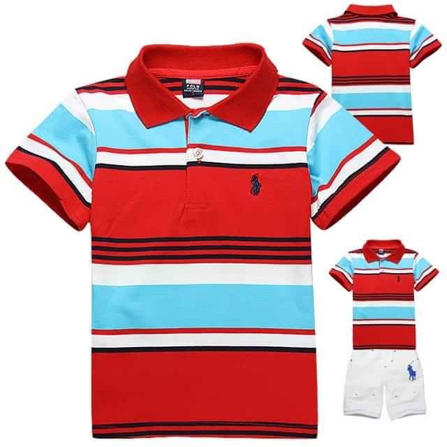 (3-7tuoi)áo phông cộc tay polo