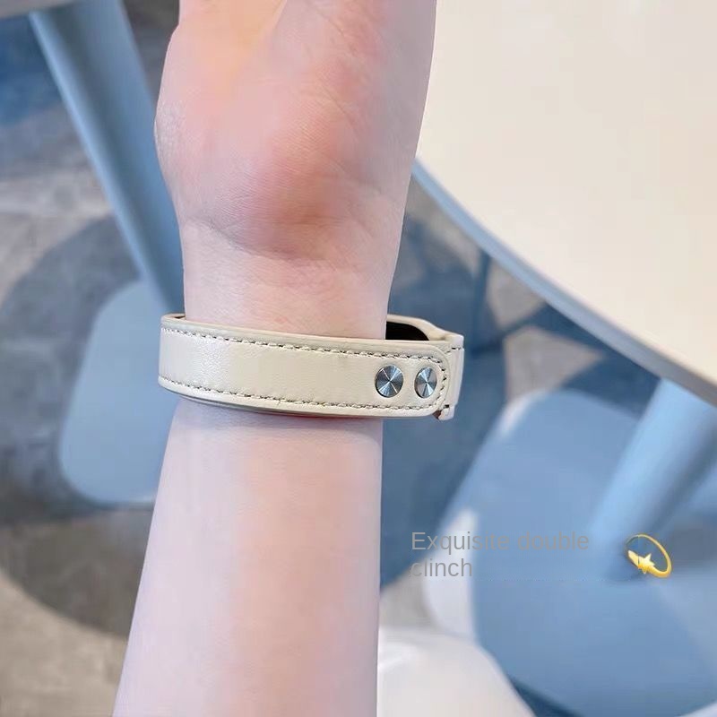 Dây Đeo Thay Thế Chất Liệu Da Bò Cho Xiaomi Mi Band 7 Mi Band 6 / 5 / 4 / 3