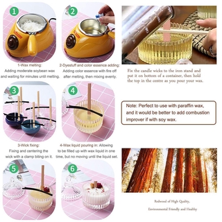 Set 100 bấc nến chất liệu gỗ