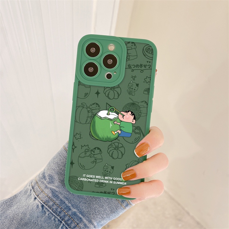 Ốp lưng iphone cạnh vuông lỗ camera shin ôm dừa 6/6splus/7/7plus/8/8plus/x/xr/xs/11/12/13/pro/max/plus/promax-Awifi S3-2