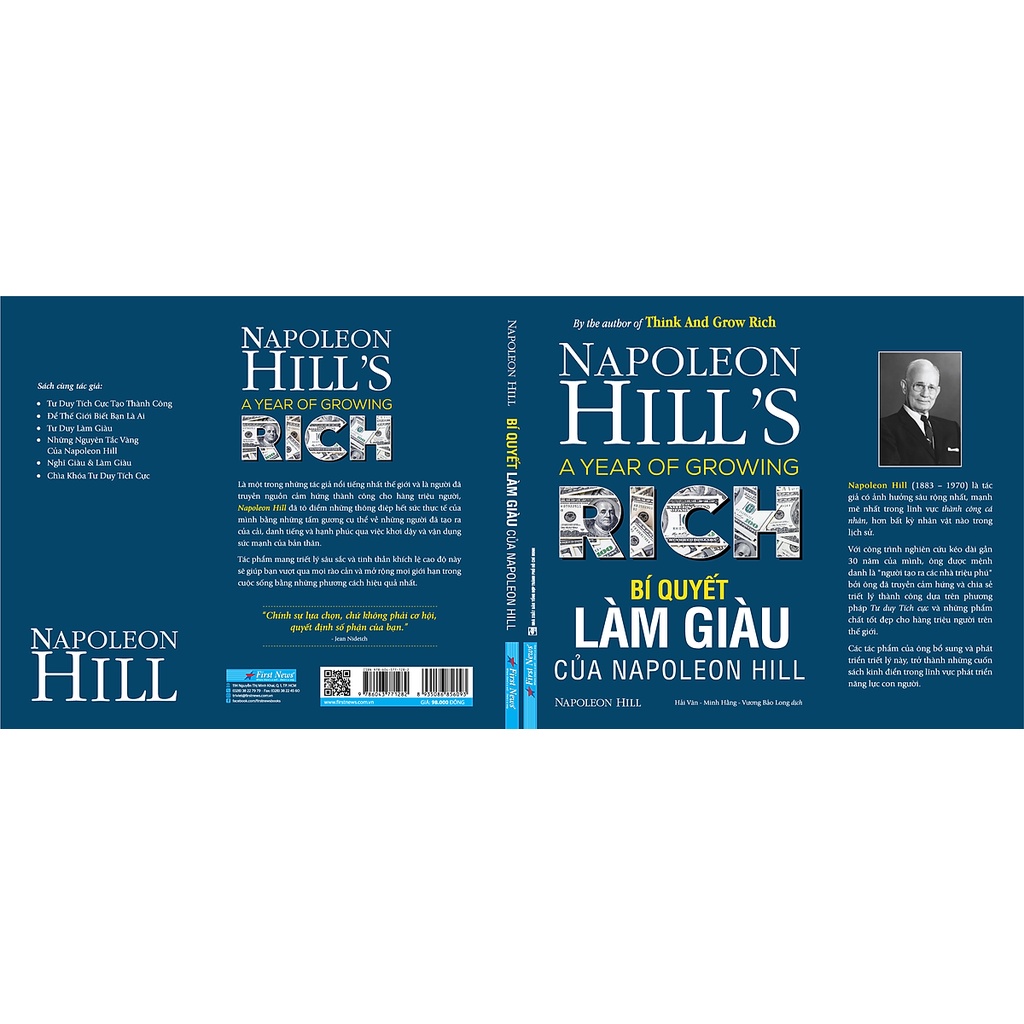 Sách - Combo Chìa Khóa Tư Duy Tích Cực + Bí Quyết Làm Giàu Của Napoleon Hill - First News