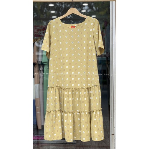 [Size 40 đến 75kg] Đầm bầu công sở dễ thương giá sale rẻ phù hợp đi làm đi chơi đi tiệc đều đẹp dài qua gối