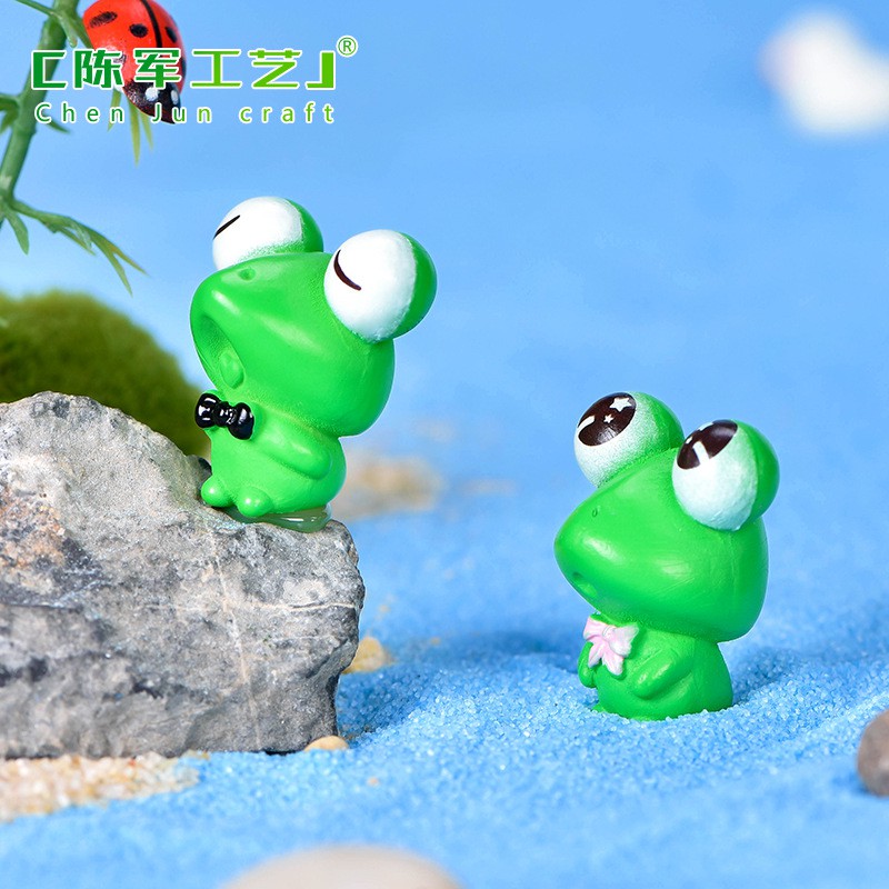 Charm (C90) slime/ Dụng Cụ Charm Trang Trí Mô Hình Chú Ếch Con (Mẫu Ngẫu Nhiên)