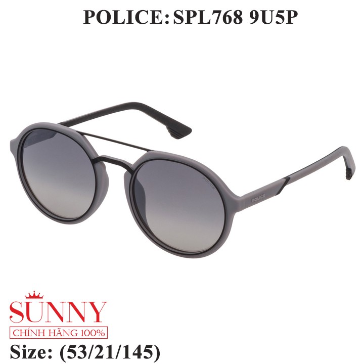 Kính mát chính hãng Police SPL768 màu sắc thời trang, thiết kế dễ đeo bảo vệ mắt