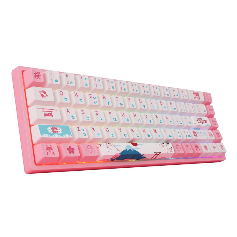 Bàn phím cơ AKKO 3068 v2 World Tour Tokyo R2 RGB - Bluetooth 5.0 (Gateron switch / Foam tiêu âm / Pre-Lubed) | BigBuy360 - bigbuy360.vn